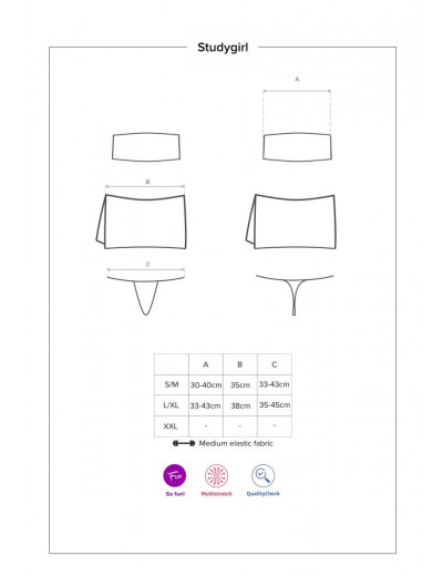 Пикантный костюм ученицы Studygirl