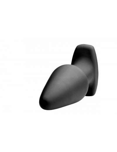 Черная анальная пробка Model R Smooth Rimming Plug with Remote - 14,2 см.