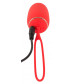 Красное виброяйцо Remote Controlled Love Ball с пультом ДУ
