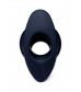 Малая черная анальная пробка Hive Ass Tunnel Silicone Ribbed Hollow Anal Plug Small - 6,86 см.