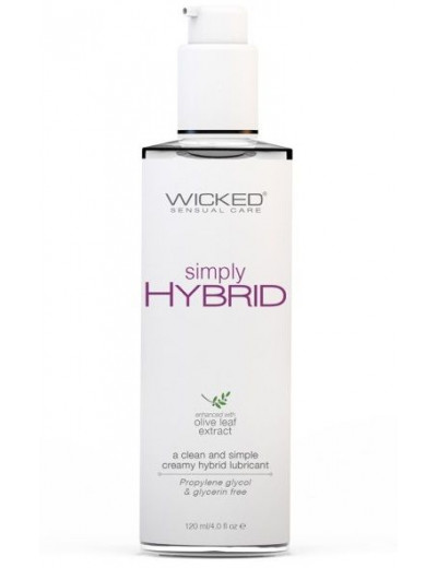 Водно-силиконовый лубрикант Wicked Simply HYBRID - 120 мл.
