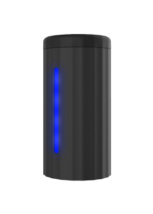 Черный мастурбатор Heeating Vibrating Stroker с функцией нагрева