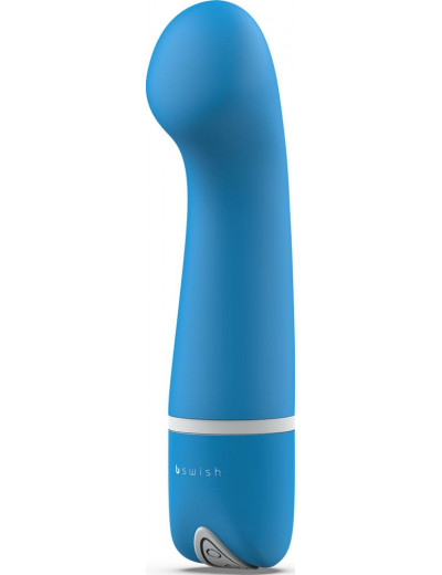 Голубой G-вибростимулятор Bdesired Deluxe Curve - 15,2 см.