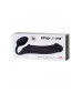 Черный безремневой страпон Silicone Bendable Strap-On XL