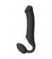 Черный безремневой страпон Silicone Bendable Strap-On XL