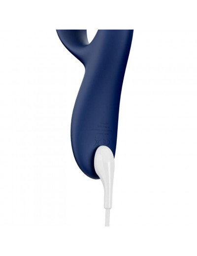 Темно-синий вибратор-кролик We-Vibe Nova 2 - 20,5 см.