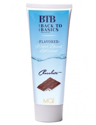 Лубрикант на водной основе BTB Water Based Lubricant с ароматом шоколада - 75 мл.