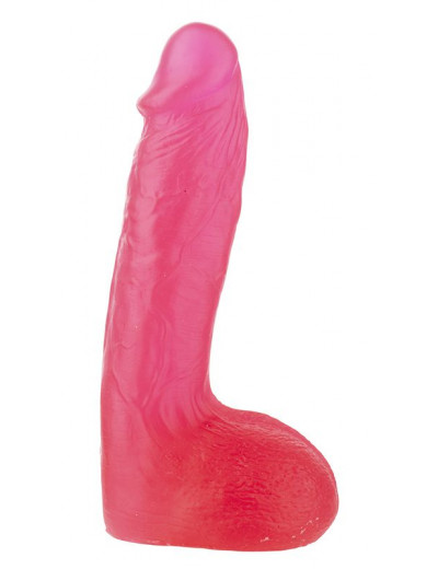 Розовый фаллоимитатор XSKIN 7 PVC DONG - 18 см.
