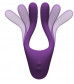 Фиолетовый вибростимулятор Bendable Multi Erogenous Zone Massager with Remote