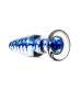 Прозрачная стеклянная пробка Glass Buttplug No.23 - 10,5 см.