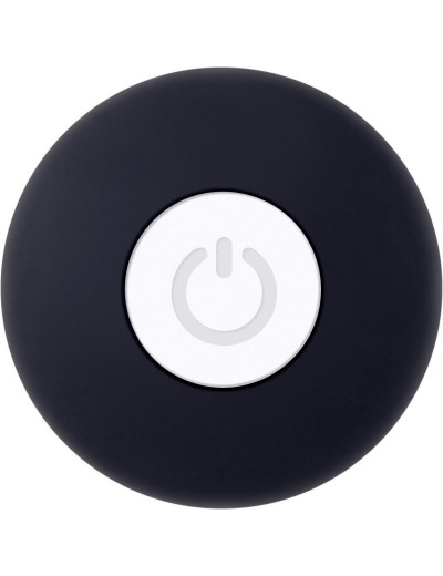 Черная анальная вибропробка Mighty Mini Plug - 8,9 см.