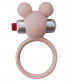 Розовое эрекционное виброколечко Emotions Minnie Light pink