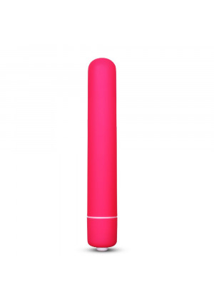 Розовая вибропуля X-Basic 10 Speeds - 13 см.