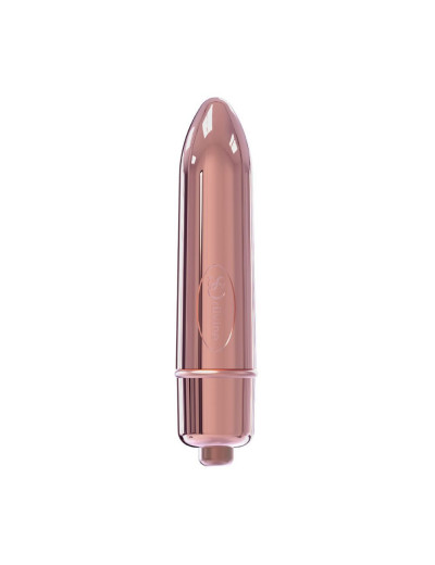 Розовая гладкая вибропуля So Divine Halo Bullet Vibrator - 8 см.