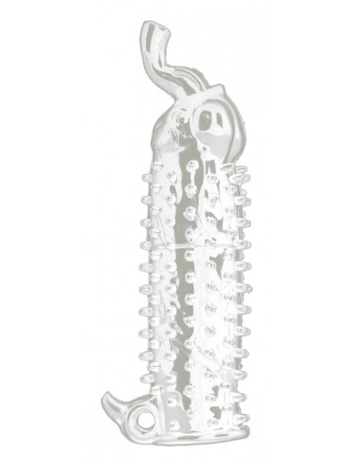 Прозрачная насадка Elephant Vibrating Penis Extension - 14 см.