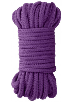 Фиолетовая веревка для бондажа Japanese Rope - 10 м.
