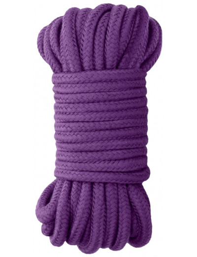 Фиолетовая веревка для бондажа Japanese Rope - 10 м.