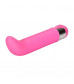 Розовый вибратор Silicone G для стимуляции G-точки - 12 см.