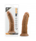 Кофейный фаллоимитатор 8 Inch Cock With Suction Cup - 20,3 см.