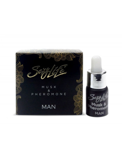 Мужские духи с феромонами Sexy Life Musk Pheromone - 5 мл.