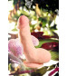 Телесный реалистичный вибратор Elite Vibro - 18,5 см.