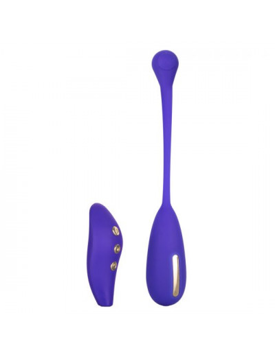 Фиолетовый шарик с электростимуляцией и вибрацией Intimate E-Stimulator Remote Kegel Exerciser