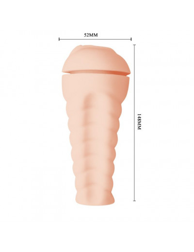 Телесный мастурбатор-вагина в колбе 30 Life-Like Vagina
