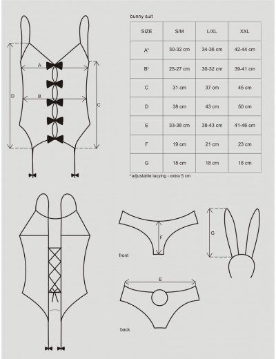 Костюм озорной зайки Bunny