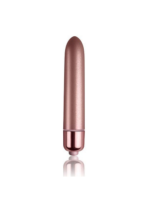 Розовая вибропуля Touch of Velvet - 9 см.