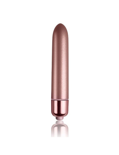 Розовая вибропуля Touch of Velvet - 9 см.