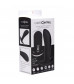 Черный стимулятор простаты Silicone Prostate Vibrator with Remote Control - 12 см.