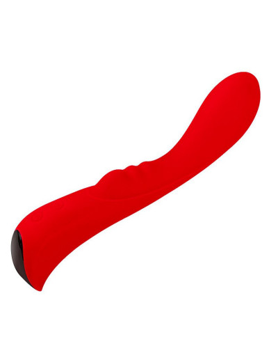 Красный вибромассажер 6  Silicone G-Spot Fun - 19,1 см.
