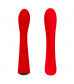 Красный вибромассажер 6  Silicone G-Spot Fun - 19,1 см.