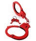 Металлические красные наручники Designer Metal Handcuffs