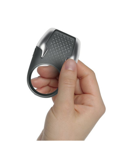 Серое эрекционное кольцо Climaximum Tyro