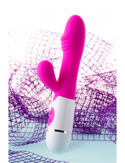 Розовый вибратор A-Toys Nixy - 23 см.