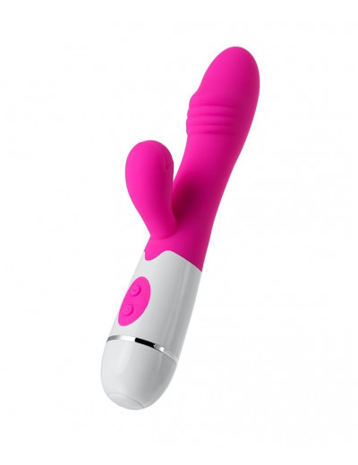 Розовый вибратор A-Toys Nixy - 23 см.