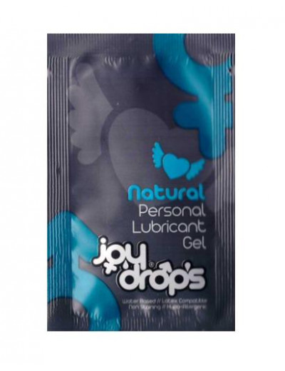 Пробник смазки на водной основе JoyDrops Natural - 5 мл.