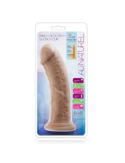 Фаллоимитатор-мулат 8 Inch Dildo with Suction Cup - 20,3 см.