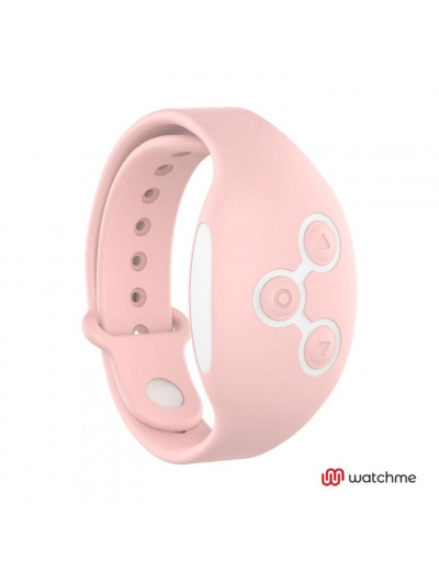 Голубое виброяйцо с нежно-розовым пультом-часами Wearwatch Egg Wireless Watchme