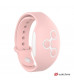 Голубое виброяйцо с нежно-розовым пультом-часами Wearwatch Egg Wireless Watchme