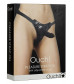 Чёрный страпон Pleasure Strap-On - 14,5 см.