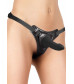Чёрный страпон Pleasure Strap-On - 14,5 см.