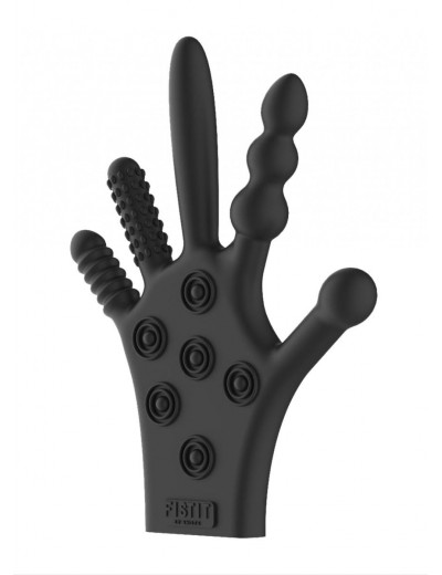 Черная стимулирующая перчатка Stimulation Glove
