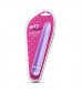 Фиолетовый тонкий классический вибратор Slimline Vibe - 17,8 см.