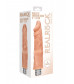 Телесный реалистичный вибратор Vibrating Dildo - 25 см.