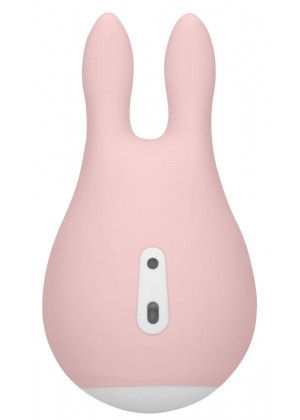 Розовый клиторальный стимулятор Sugar Bunny - 9,5 см.
