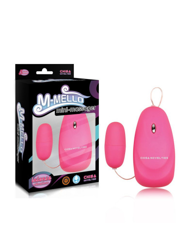 Розовое виброяйцо M-Mello Mini Massager