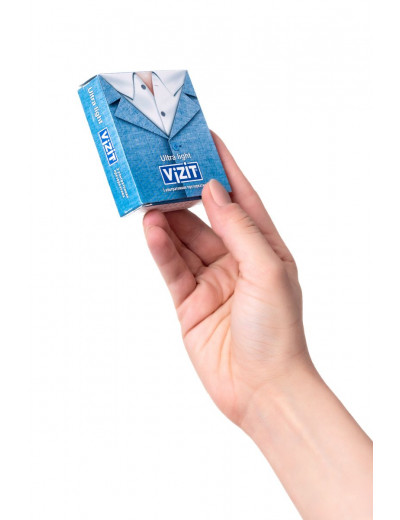 Ультратонкие презервативы VIZIT Ultra light - 3 шт.