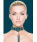Зеленый ошейник с поводком Collar With Leash